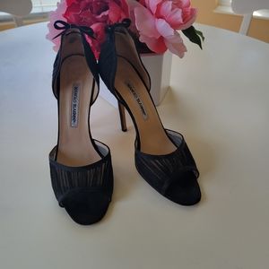 Manolo Blanik Open Toe Heels